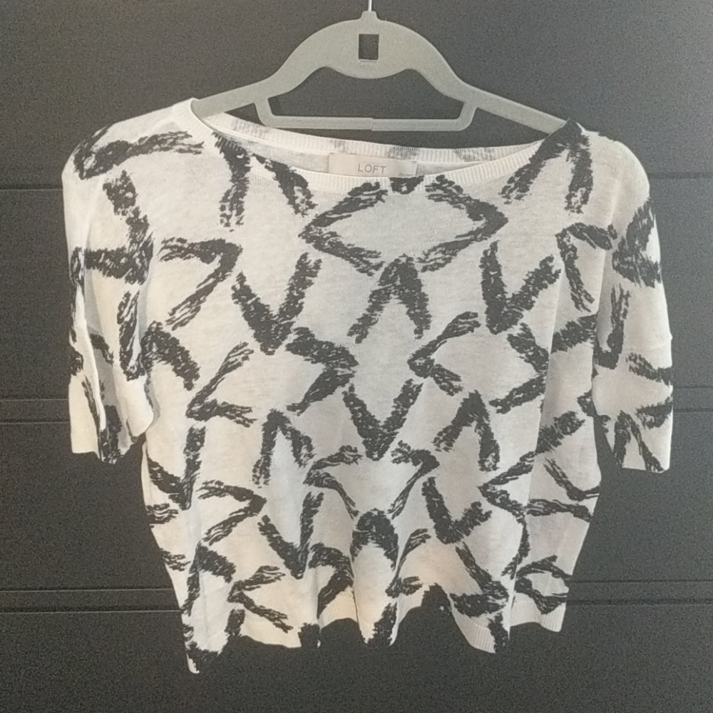 Loft Cropped Sweater